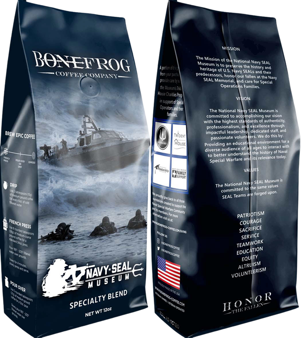 Navy SEAL Museum and Bonefrog Coffee Company Announce Partnership