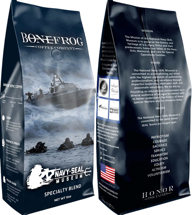 Navy SEAL Museum and Bonefrog Coffee Company Announce Partnership Navy SEAL Museum and Bonefrog Coffee Company Announce Partnership