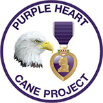 The Purple Heart Cane Project Logo