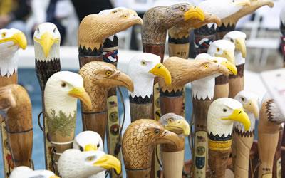 Indian River Woodcarvers Club Purple Heart Cane Ceremony