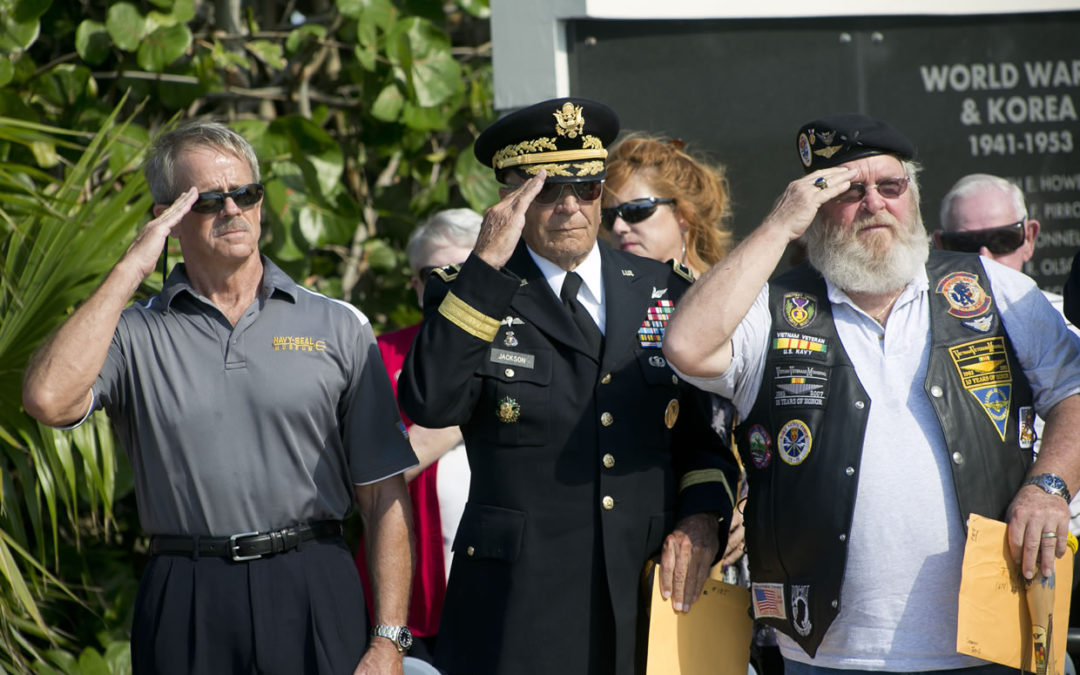 Indian River Woodcarvers Club Purple Heart Cane Ceremony