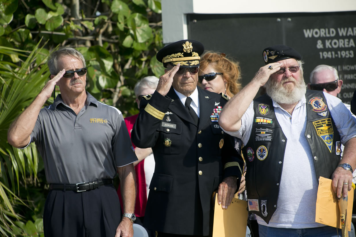 Indian River Woodcarvers Club Purple Heart Cane Ceremony