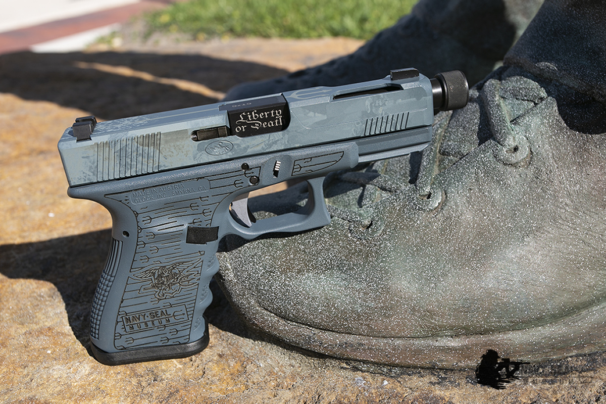Custom Glock 19 Liberty or Death Built by Tailored Arms