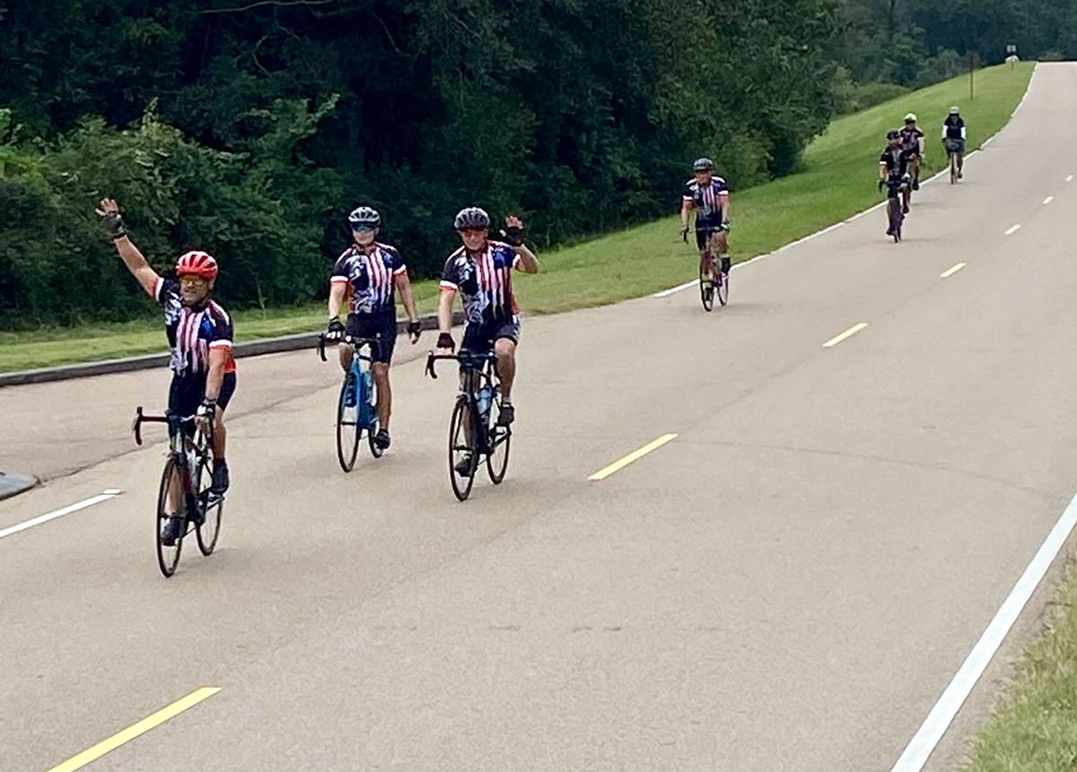 Riding one of the best bicycling roads in America for the Navy SEAL Museum