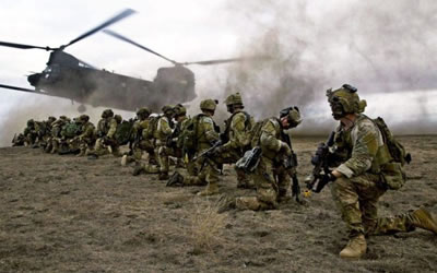A team of U.S. Army Rangers and Afghan Special Forces were after a high-value target in Qari Tahir, Afghanistan. (Photo by U.S. Army Spc. Steven Hitchcock)