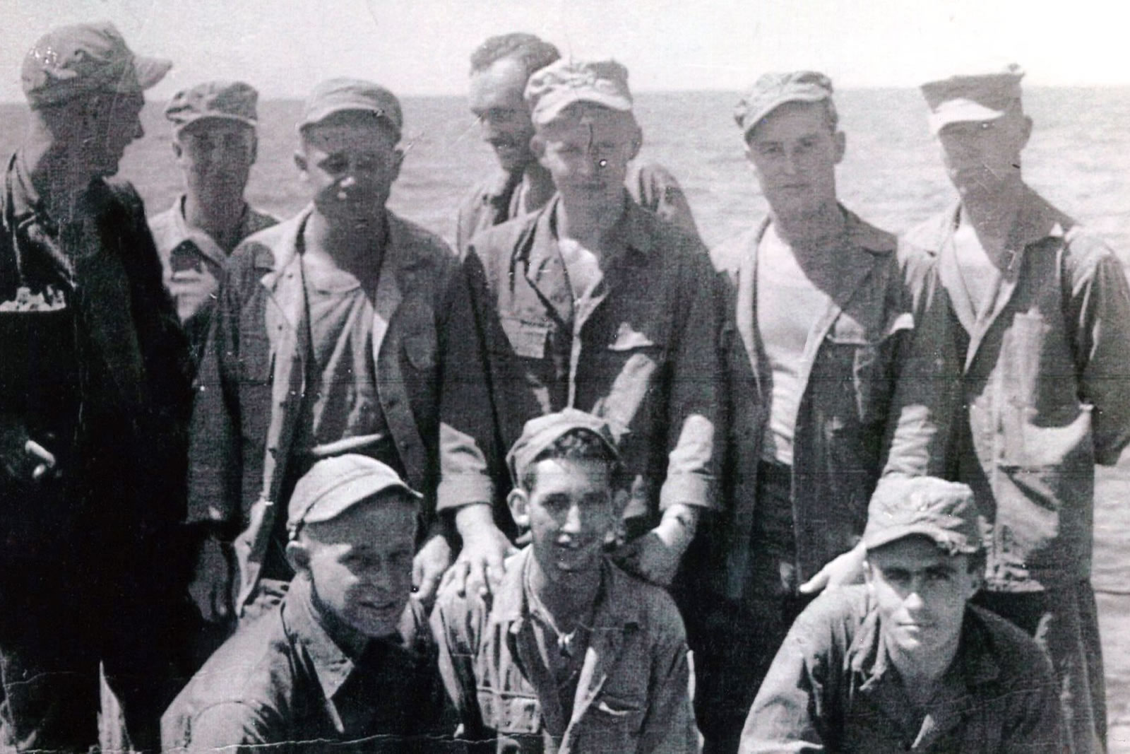 “Men seen after the raid at Yeosu.” (Photo and annotation from Phil Carrico)