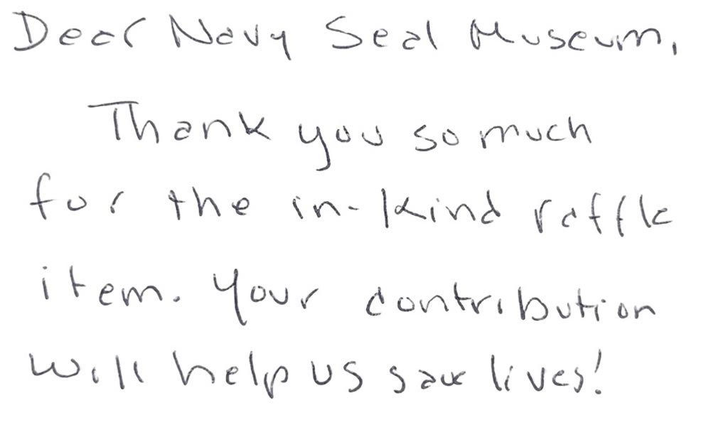 Letter to museum from Indian River Charter High School