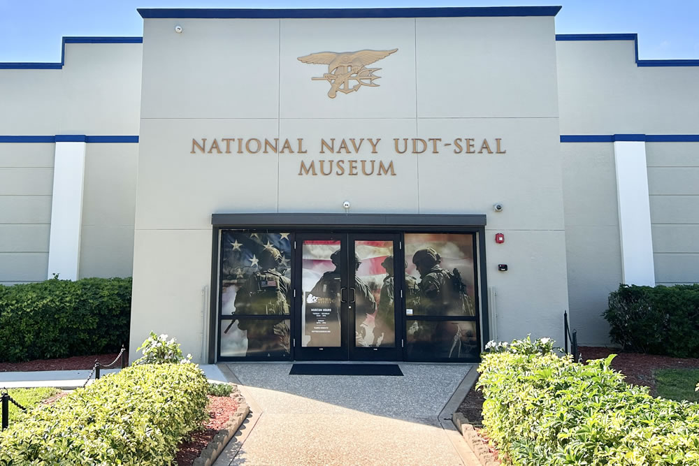 The National Navy SEAL Museum Fort Pierce entrance